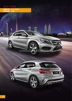 Nouveau kit carrosserie OUYE pour Benz GLA AMG en matériau PP, comprenant pare-chocs avant/arrière, calandre, tuyau d'échappement, garniture de roue, barre latérale