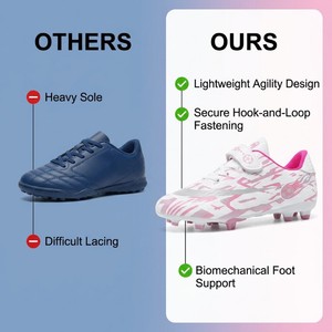 Chaussures <span class=keywords><strong>de</strong></span> football professionnelles <span class=keywords><strong>pour</strong></span> jeunes filles, <span class=keywords><strong>crampons</strong></span> FG, chaussures <span class=keywords><strong>de</strong></span> football <span class=keywords><strong>pour</strong></span> enfants, entraînement en extérieur, vente en gros, faible MOQ - Product Image 3