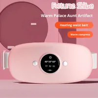 Ceinture de massage vibrante intelligente OEM personnalisée pour la taille et l'abdomen, avec chaleur pour le soulagement des douleurs menstruelles et utérines