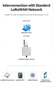 Gateway Lorawan, Concentrador de Sensores de Temperatura Inalámbricos, Gateway WiFi, Gateway 4G - Product Image 4