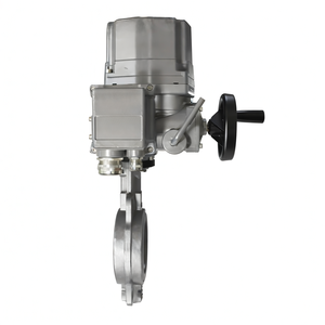 Válvula de Mariposa Motorizada COVNA HK60-EX-D, Válvula de Mariposa de Hierro Fundido con Sello Suave a Prueba de Explosiones - Product Image 4