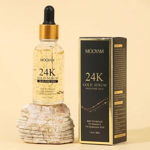 เซรั่มทองคำ 24K ผสมวิตามินซีและไฮยาลูรอนิค แอซิด-เซรั่มบำรุงผิวหน้าขาวใส ลดเลือนริ้วรอย 30 มล. - Product Image 4