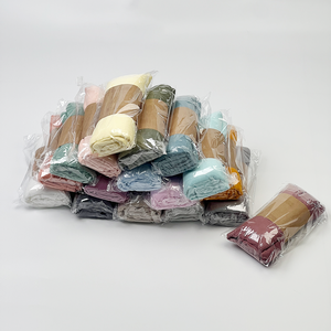 <strong>Personalised</strong> Custom Organic Cotton Solid Color Luxury Newborn Swaddle Security <strong>Baby</strong> Comfort Muslin <strong>Baby</strong> <strong>Blankets</strong> - Product Image 4