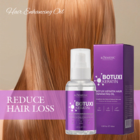 KORMESIC Grosir Label Pribadi 100ml Botuxi Minyak Rambut Berinfus Keratin Perawatan dan Minyak Esensial untuk Rambut Rusak