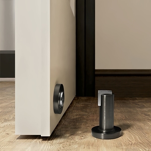 Loquet de porte mural magnétique anti-collision en acier inoxydable 304, aimant puissant et épaissi haute résistance - Product Image 4