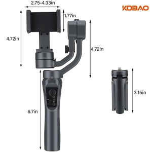 Kdbao H4 Gimbal <span class=keywords><strong>3</strong></span>-Điện Thoại Di Động Video Máy Ảnh AI Theo Dõi Chuyên Nghiệp Stabiliser Mặt Theo Dõi Vlog Ảnh Tự Sướng Từ Xa Không Dây - Product Image 2