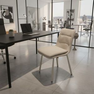 Ensemble <span class=keywords><strong>de</strong></span> table à manger scandinave moderne avec <span class=keywords><strong>6</strong></span> <span class=keywords><strong>chaises</strong></span> inclinables <span class=keywords><strong>en</strong></span> <span class=keywords><strong>tissu</strong></span> lin pour villa, mobilier <span class=keywords><strong>de</strong></span> maison - Product Image 5