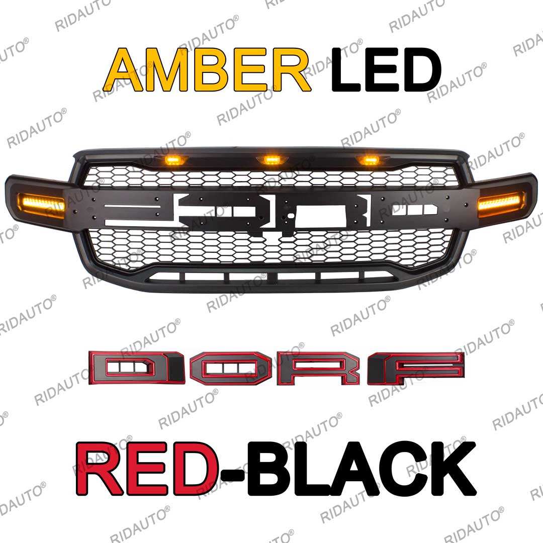 ตัวอักษรสีแดงสีดำ