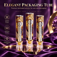 Tube de dentifrice imprimé sur mesure, design intégral, emballage cosmétique pour la promotion de la marque