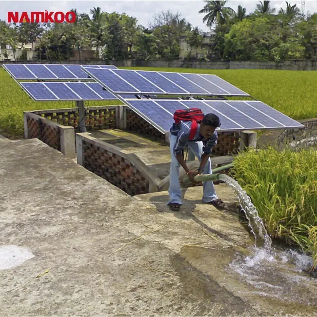 10HP/7.5KW Solar agricultura solar de la bomba de agua para la agricultura del sistema