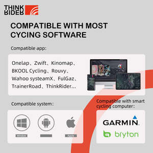 700C <span class=keywords><strong>Thinkrider</strong></span> X2 Max Steel Direct Drive Plataforma de ciclismo interior Smart Power Trainer Amortiguación electromagnética para carretera de montaña - Product Image 2