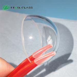 FELIX Couvercle de lentille en verre optique à dôme, fonction de protection, résistant à l'eau et aux rayures - Product Image 1