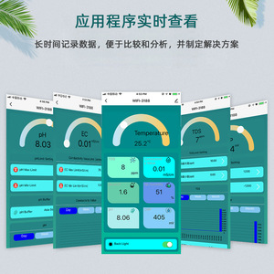Tuya Wifi Water Quality Meter ZN-3188 pH TDS EC ORP CF Temp Humidity Portable Analyzer - Product Image 5