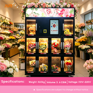 เครื่องจำหน่ายดอกไม้แบบอัตโนมัติกลางแจ้งอัจฉริยะ 24 ชั่วโมง ปรับแต่งได้ ราคาขายส่ง ได้รับการรับรองมาตรฐาน CE - Product Image 3