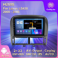 MEKEDE M Android11 8core 6 + 128G autoradio lecteur DVD pour Lexus LS430 2000-2006 IPS DSP GPS BT vidéo stéréo CAR-PLAY 4G WIFI