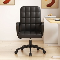 Chaise de bureau ergonomique moderne fabriquée en Chine, avec dossier haut, pivotante, réglable en hauteur, accoudoirs, structure en plastique, pour usage professionnel, en stock