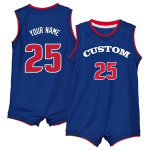 Sıcak satış özel sayı basketbol forması Summer kolsuz giysi tulum tulum yaz bebek spor için <span class=keywords><strong>Set</strong></span> - Product Image 2