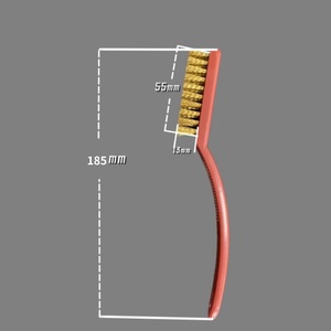 Щетка для чистки сопла 3D-принтера из латуни с ручкой из нержавеющей стали – прочная щетка для удаления ржавчины и очистки хотэнда - Product Image 6