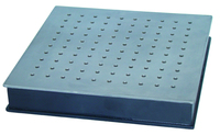 Plateau optique de précision en acier inoxydable massif, 600 mm, espacement des trous 25x25 mm, table optique de laboratoire