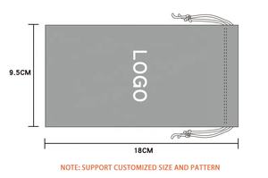 Bolsa de gafas de alta calidad Bolsa de joyería con cordón de logotipo personalizado - Product Image 6