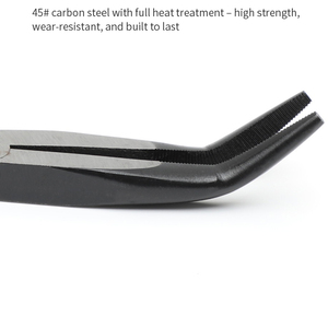 3 Pieces Extra Long Reach <strong>Nose</strong> Straight 45 90 Degree Heavy Duty Mechanic Pliers - Product Image 4