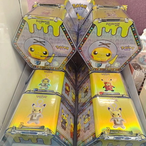 Muñeco de Peluche de Pikachu con Diseño de Caja Sorpresa, Temática de Equipo Aqua, Flare, Galáctico, Magma, Plasma, Cohete y Calavera, Venta al por Mayor - Product Image 1