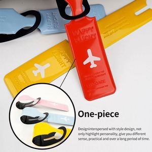 Etiquetas de Equipaje Personalizables de PVC Suave, Etiqueta de Nombre Sublimable con Correa de Plástico para Maleta y Crucero - Product Image 2