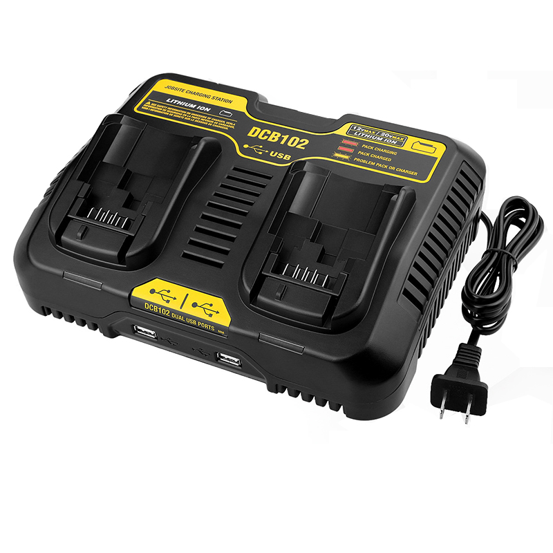 Dual Battery Charger for DEWALT 12V-20V 