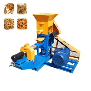 Factory Direct Pellet Machine Floating Fish Feed Small Pet Food Processing Machines Home Use Feed Pellet Machine Manufacturer