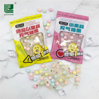 LUYUAN - Fournisseur direct d'usine - Bonbons fruités super acidulés personnalisés OEM - Saveur citron - Caramel crémeux et moelleux - Mini bonbons au lait glacé