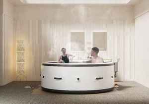 อ่างน้ำร้อนแบบเป่าลมได้สำหรับ2คนอ่างน้ำร้อนแบบไม่ไหลไม่สิ้นสุดและกลางแจ้ง - Product Image 6