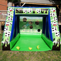 Coup la peine de football battre le gardien de but de football gonflable shoot out jeu pour enfants adultes