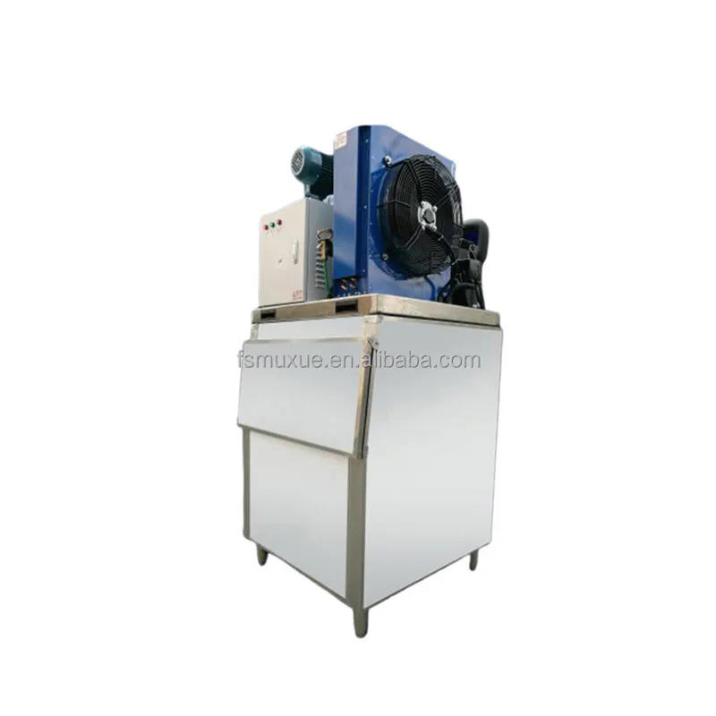 Muxue máquina de gelo de floco comercial, 200kg por dia, máquina de gelo para pesca, refrigeração MX-PBJ200F