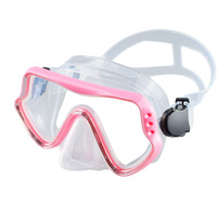 Masque de plongée Lunettes de natation Équipements d'entraînement Masques de sport sous-marin Masque de natation professionnel en verre trempé Grand cadre