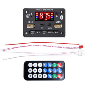 บอร์ดถอดรหัส MP3เครื่องขยายเสียง800W บอร์ด2*40W 8-20V เครื่องเล่นในรถยนต์ BT5.0โมดูลบันทึกแบบ USB วิทยุ FM AUX พลาสติก WAV lossless - Product Image 6