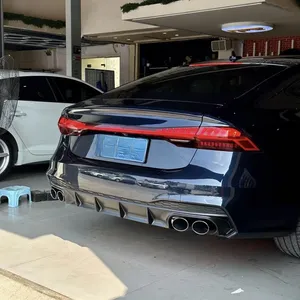 StarNav Pour A7 S7 C8 2019-2024 Diffuseur de pare-chocs arrière de voiture, Spoiler, Protection inférieure, Plaque de repositionnement, Accessoires de kit carrosserie - Product Image 6