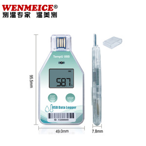 TempU 08B USB Data <b>Logger</b> Humidity <b>Temperature</b> Monitor For Pharmaceuticals Food Transport - Product Image 4