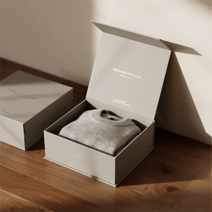 Boîtes en carton rigide de luxe avec couvercle magnétique pliable, taille personnalisée, pour vêtements, chemises, chaussures, emballages cadeaux - Product Image 6