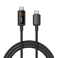 Kabel USB-C ke USB-C 100W dengan Pemutus Daya Otomatis untuk Ponsel IOS dan Power Bank