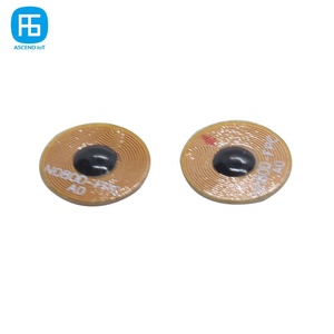 Small Dia 8mm Flexible Waterproof High Temperature Resistance RFID NFC Sticker <strong>Tag</strong> for Cosmetic Anti-fake Management - Product Image 2