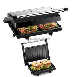 Aifa Factory OEM 900W 750W 2 tranches de plateau d'égouttage <span class=keywords><strong>pas</strong></span> <span class=keywords><strong>cher</strong></span> barbecue électrique contact <span class=keywords><strong>presse</strong></span> <span class=keywords><strong>panini</strong></span> grill - Product Image 1
