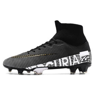 Vente en gros de chaussures de football <span class=keywords><strong>Messi</strong></span> Winning Crampons de football FG et TF pour adultes et enfants personnalisés Nouveau style de cheville avec semelle intérieure en EVA - Product Image 3