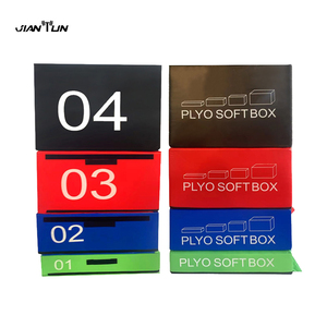 กล่องกระโดดเล่นยิมนาสติกแบบ plyometric ทำจากโฟมฝึกความแข็งแรง4-in-1ส่งตรงจากโรงงาน - Product Image 5