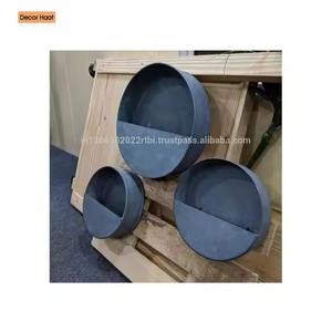 Vente en gros Ensemble de deux jardinières murales galvanisées personnalisées faites à la main en métal de qualité supérieure - Product Image 3