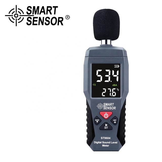 Smart Sensor ST9604 30-130 DB Noise Level Decibel Detector Audio Tester Metro Diagnostic-Tool Digital Sound Level Noise Meter