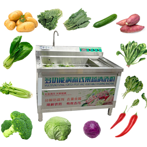 Industrial Air Bubble Washing <b>Machine</b> for Fruit Current Automatic Fruit Cleaning for Large Catering Industry - Product Image 1