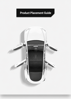 Organisateur de rangement pour voiture compatible avec Tesla Model 3/Y/X 2023 (version améliorée) – Compartiments de poche de porte en TPE – Ensembles de 2 ou 4 pièces