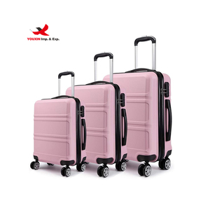 กระเป๋าเดินทาง RTS ขายดีแบบขายส่ง สีพื้นล้วน ล้อหมุนได้ วัสดุ ABS ขนาด 20"24''28'' - Product Image 1