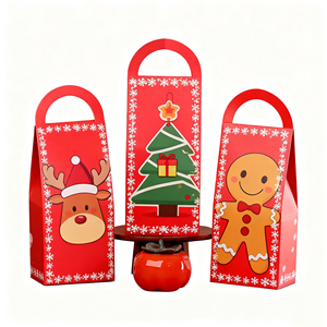 Box Christmas <strong>Gift</strong> With Santa Snowman for Candy <strong>Biscuit</strong> Kindergarten <strong>Gift</strong> Box - Product Image 3