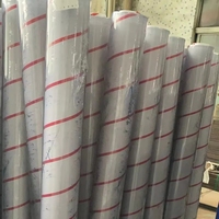 Feuille de PVC super flexible de 1 mm, rouleau de plastique transparent, vinyle cristallin
